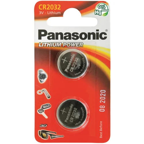 Panasonic baterije CR-2032EL/2B Lithium Coin