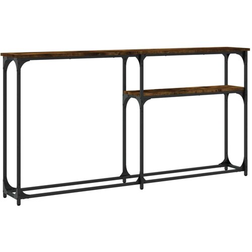  Konzolni stol boja hrasta 145 x 22 5 x 75 cm konstruirano drvo Slike