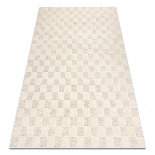 RugsX DUNE 2838 preproga kremna &ndash; geometrijska, &scaron;ahovnica, struktura 200x290 cm, (5000231499) Cene