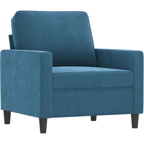 VidaXL 4-dijelna sofa garnitura plavi bar&amp;scaron;un Slike