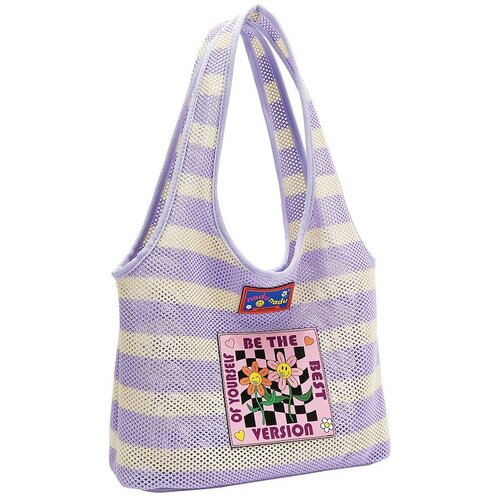NoduNadu Ženska torba Capri ljubičasta 42x27x13 cm NN1170 Slike