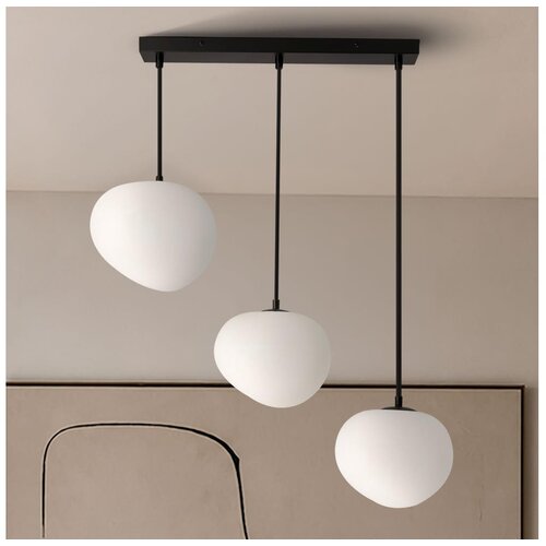 Brilagi Luster na sajli PEBBLES 3xE27/40W/230V crna Cene