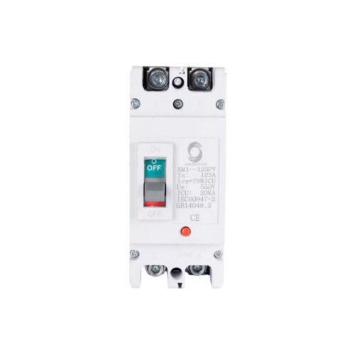  Automatski prekidač XM1-125PV 500V 125A 2P DC MCCB Cijene
