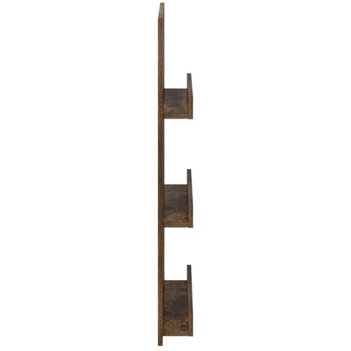  Polica za časopise s policom Dimljeni hrast 51 x 11 x 102 cm Slike