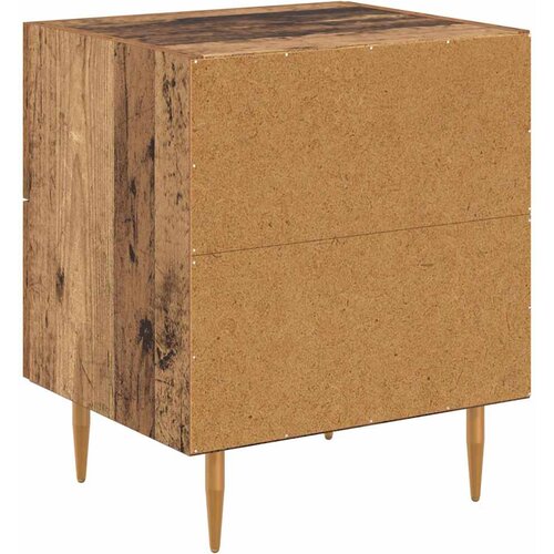  Noćni ormar s ladicama 2 pcs Staro drvo 40 x 35 x 47,5 cm Slike