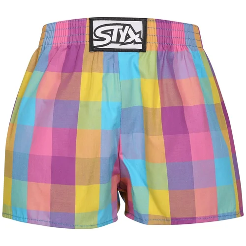 STYX Children's shorts classic rubber multicolor