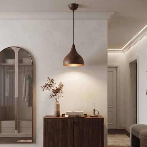Opviq visilica Scandi 20543, 1 &times; E27, braon Cene