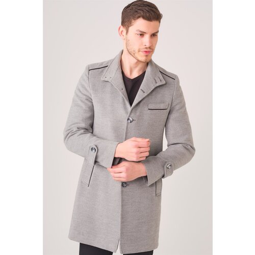 Dewberry PLT8391 MEN'S COAT-GRAY Cene