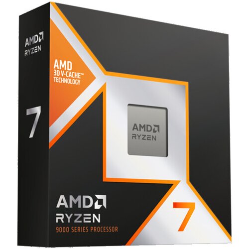 AMD CPU Desktop Ryzen 7 816T 9800X3D (5.2GHz,104MB,120W,AM5) box, with Radeon Graphics ( 100-100001084WOF ) Cene