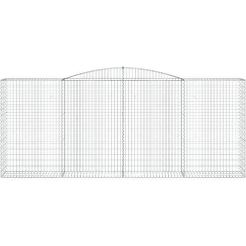  Gabionska ko&amp;scaron;ara s lukom 400x50x160/180 cm pocinčano željezo Slike