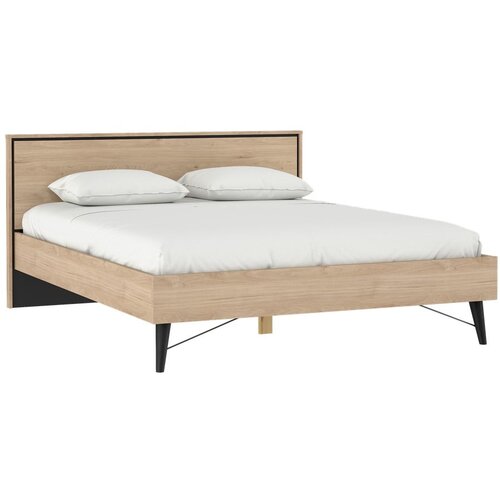 Tvilum Zakonska postelja v hrastovem dekorju z letvenim dnom 160x200 cm v naravni barvi Ry &ndash; Cene