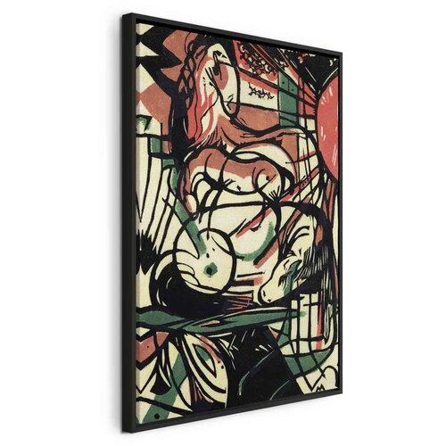  Slika - Franz Marc – The Birth of the Horse 40x60 U crnom drvenom okviru Cene