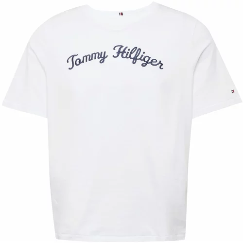 Tommy Hilfiger Curve Majica mornarska / rdeča / bela