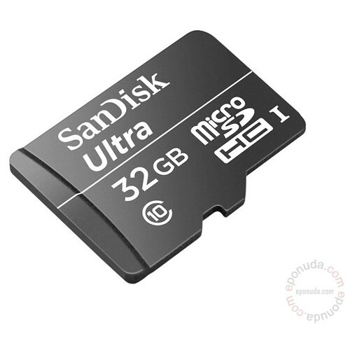 Sandisk MicroSD 32GB ultra class 10 UHS, andorid 30mb/s, 66446 memorijska kartica Slike
