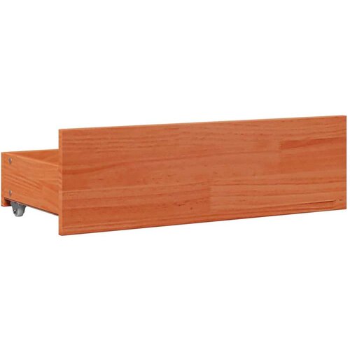 VidaXL okvir kreveta bez madraca s ladicama 140x190 cm od borovine Slike