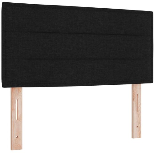  Boxspring krevet s madracem Crna 90 x 190 cm Tkanina - Crna 90 x 190 cm Dizajn linija Slike