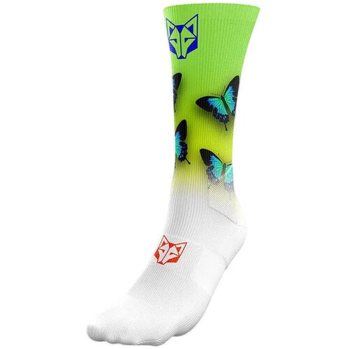 Otso Najlonke / Samostoječe nogavice Chaussettes Butterfly vert 95% Polyamide Zelena Cene