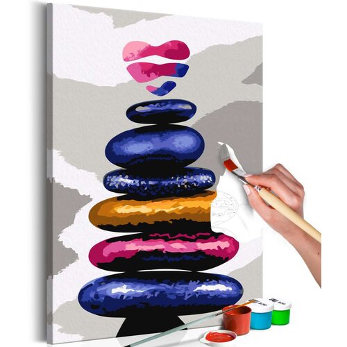  Slika za samostalno slikanje - Colored Pebbles 40x60 Cijene