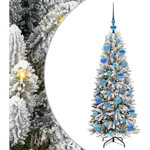  Umjetno božićno drvce Bijela 120 cm PVC, plastika, čelik i PE Slike