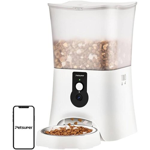 Petsuper PF01-2 wifi 5L pametni dozator hrane s kamerom Slike