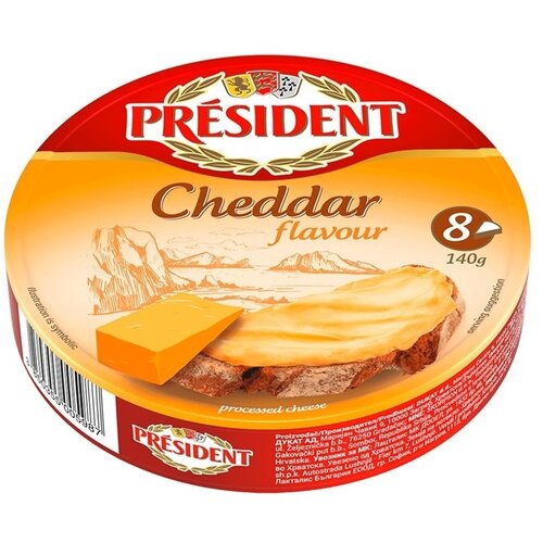 President Topljeni sir cheddar 140g Cene