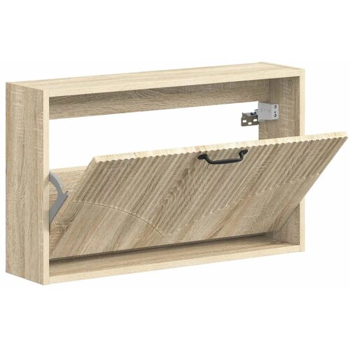  Ormar za cipele na zidu HOORN 71 x 17 x 43 cm Konstruirano drvo - Hrast sonoma Slike