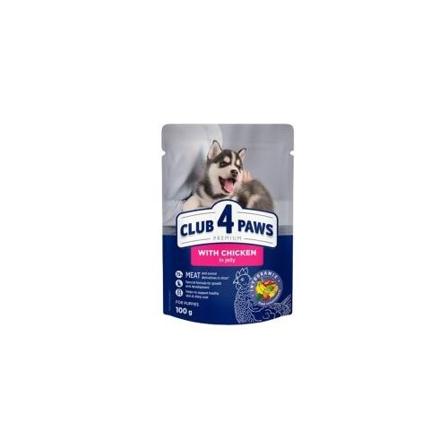 Normandise Club4Paws sos za pse Puppy - Piletina u želeu 100g Cene