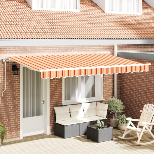  Retraktilna tenda Rumena 400 x 200 cm blago, (5000206686) Cene