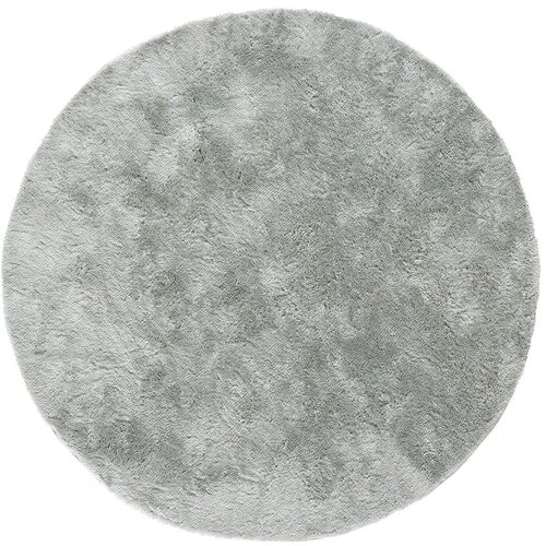 Universal Sivi okrugao tepih &amp;oslash; 120 cm Roma Liso &amp;ndash; Slike