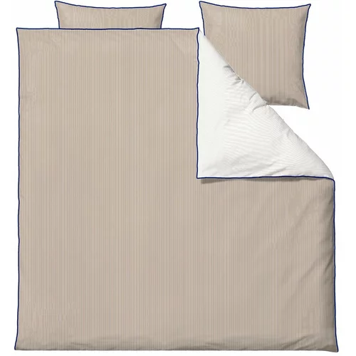 Södahl Bež posteljina za bračni krevet/za produženi krevet od organskog pamuka 200x220 cm Frame –