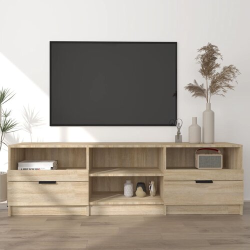 vidaXL TV omarica sonoma hrast 150x33,5x45 cm konstruiran les Cene