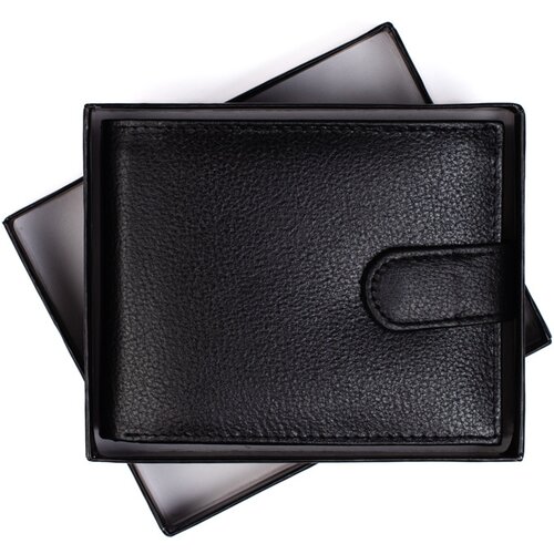 SHELOVET Elegant black men's wallet Cene