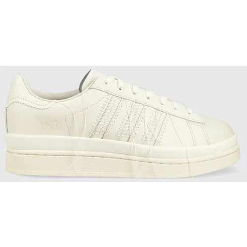 Y-3 Kožne tenisice adidas Originals Hicho boja: bijela, FZ6407-white