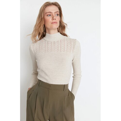 TRENDYOLMILLA Ženski duks TWOAW21KZ0934, Siva / Kamena Slike