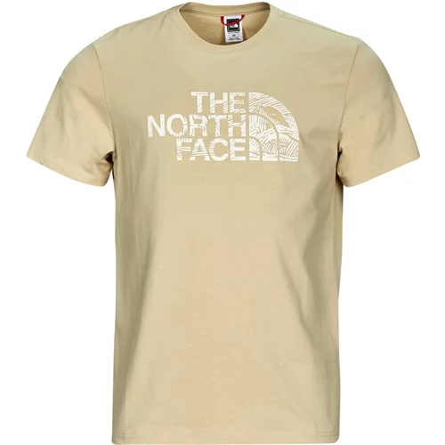 The North Face S/S Woodcut Dome Tee Bež