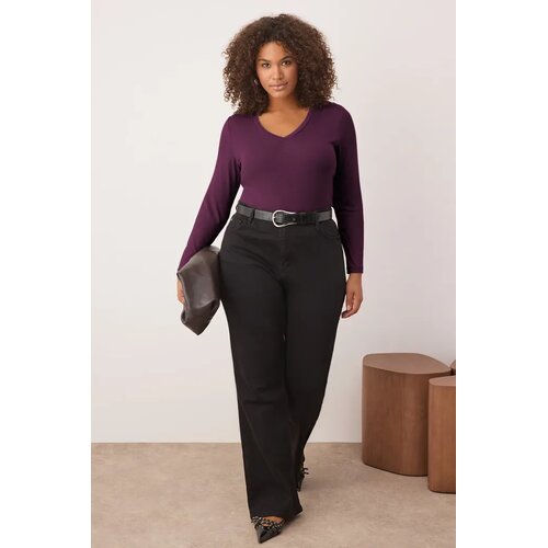 Trendyol Ženska bluza Tbbaw26Af00025, Bordo Slike