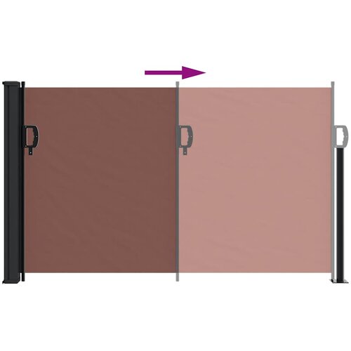  Uvlačiva bočna tenda 117 x 300 cm smeđa Slike