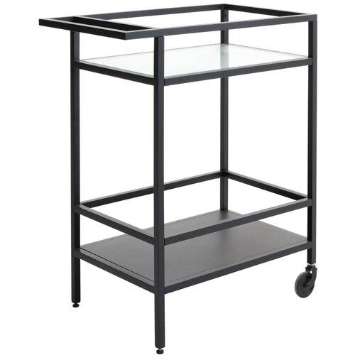 Unique Furniture Staklena kolica za posluživanje na kotačima 42x70 cm Bronco – Cijene
