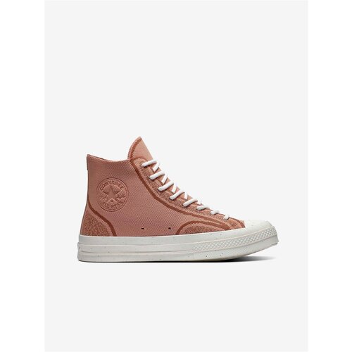 Converse Brown Unisex Ankle Sneakers Renew Chuck 70 Knit Unisex