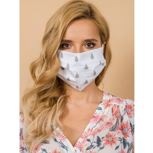 Fashion Hunters reusable white protective mask Slike