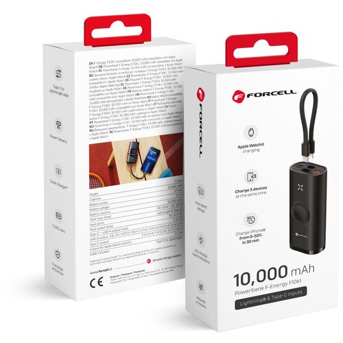  Power Bank FORCELL F-Energy F10K1 10000 mAh kompatibilan sa Apple Watch Cene