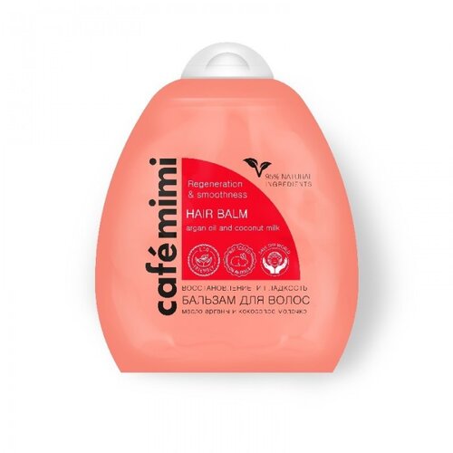 Café Mimi Balzam za regeneraciju kose sa Arganovim uljem i kokosovim mlekom 250ml Cijene