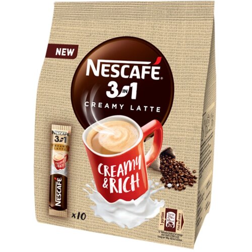 Nescafe KAFA INSTANT 3U1 CREAMY NESCAFE 10X15G 150G KESA Slike