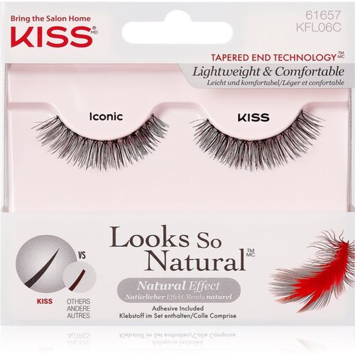 Kiss Look So Natural umetne trepalnice Iconic 2 kos Cene