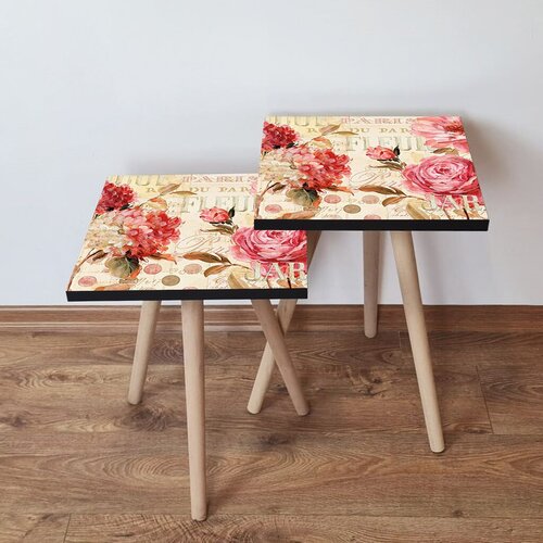 Hanah home set klub stočića 2Shp306, 2 komada, Šareni Cene