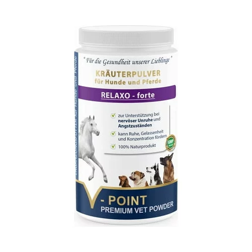 V-POINT RELAXO forte - premium zeliščni prah za pse in konje