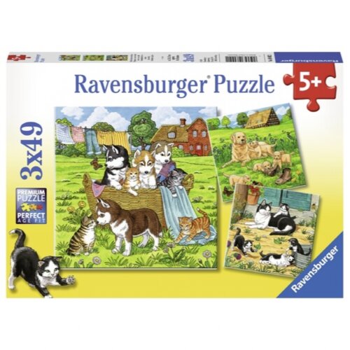 Ravensburger puzzle (slagalice) - Mladunci na farmi Slike