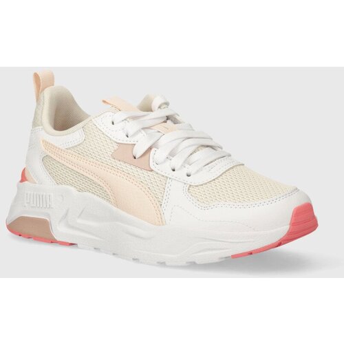 Puma Otroške superge Trinity Lite Jr bež barva Cene
