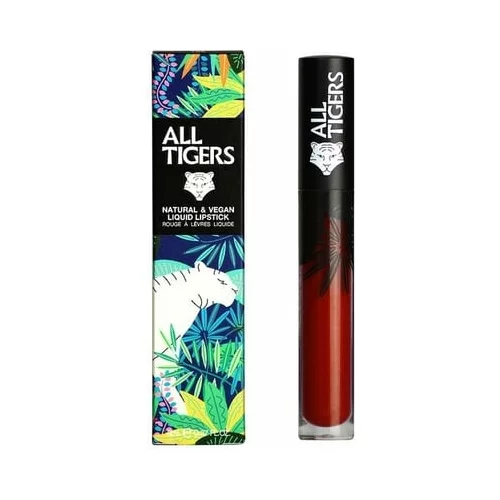 All Tigers Liquid Lipstick Reds - 889 Brownish Red