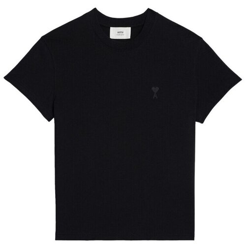 Ami Paris Majice s kratkimi rokavi T-SHIRT UTS003.724.001 BLACK Črna Cene